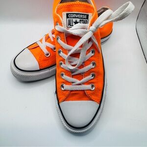 Converse Chuck Taylor All Star Neon Orange, Unisex, Pre-owned, M-5 W-7, EUC
